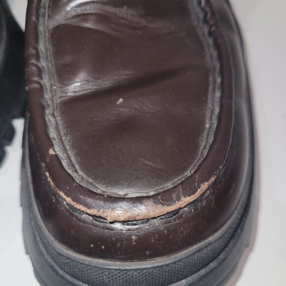 PRADA MEN’S BLACK LEATHER HIKING BOOTS TYROLEAN? BRIXXEN? Size 7 Prada - Picture 8 of 16